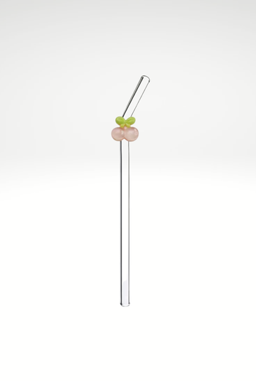 Kirsche Design | Glas Strohhalm