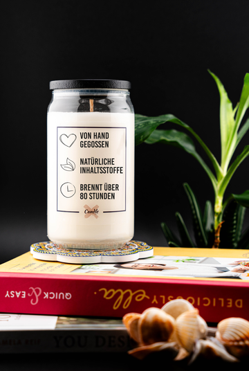 Kerze mit Spruch | ICH BIN HEISSER ALS DEIN EX